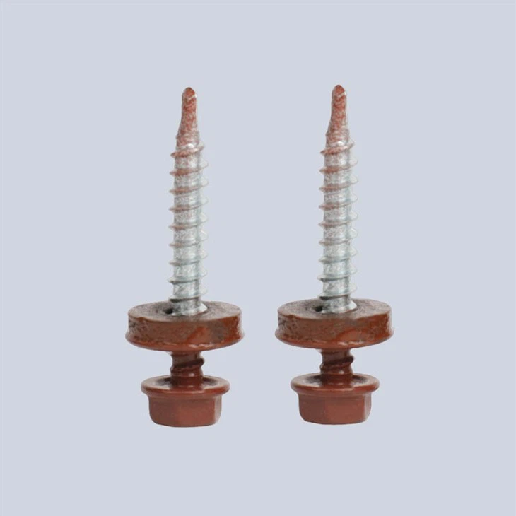 PAINTED HEX SELF DRILLING SCREW 1